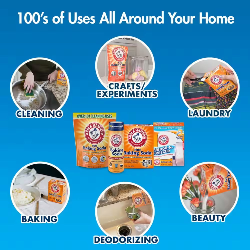 10.8 Lb Pure Baking Soda Resealable Bag