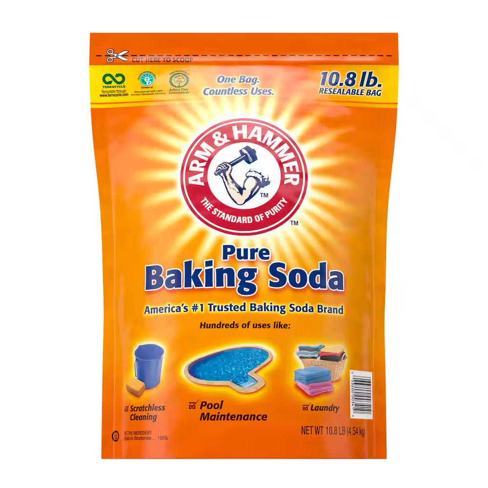 10.8 Lb Pure Baking Soda Resealable Bag