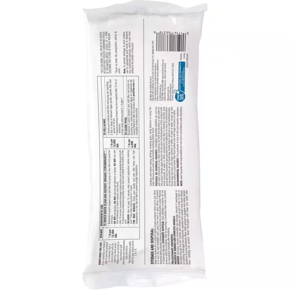 Shockblue 1 Lb. Pool Shock