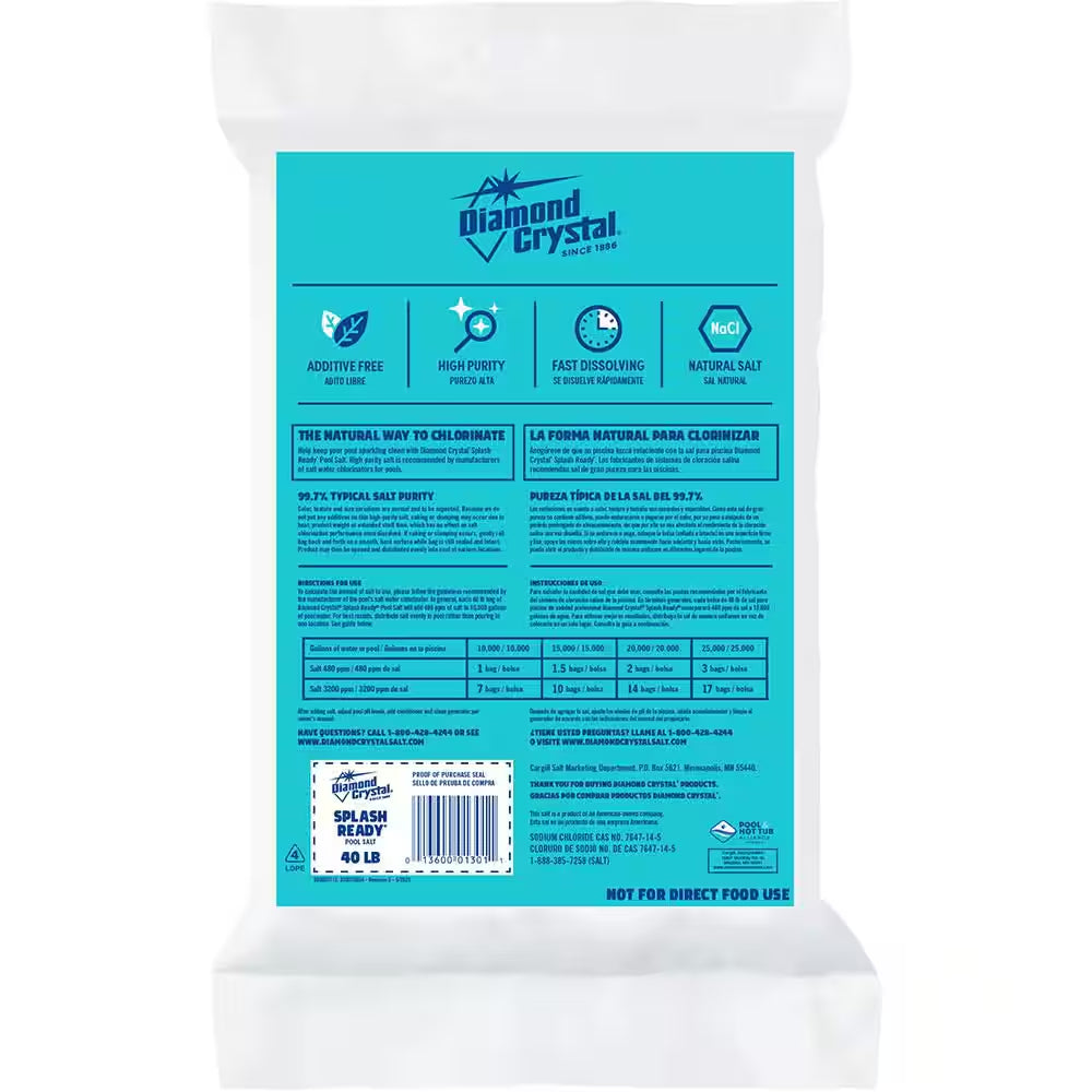 Splash Ready 40 Lb. Pool Salt