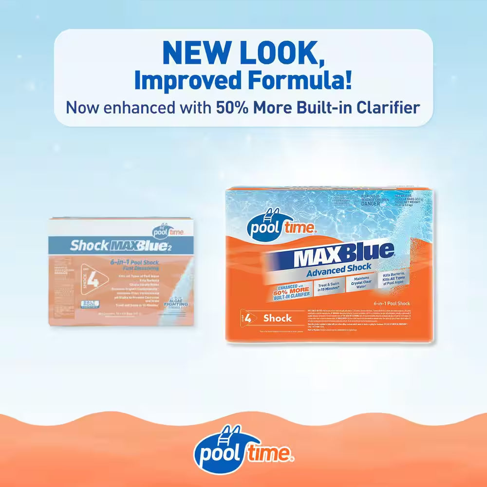 Maxblue Advanced 10 Lb. Pool Shock (1 Lb. 10-Pack)
