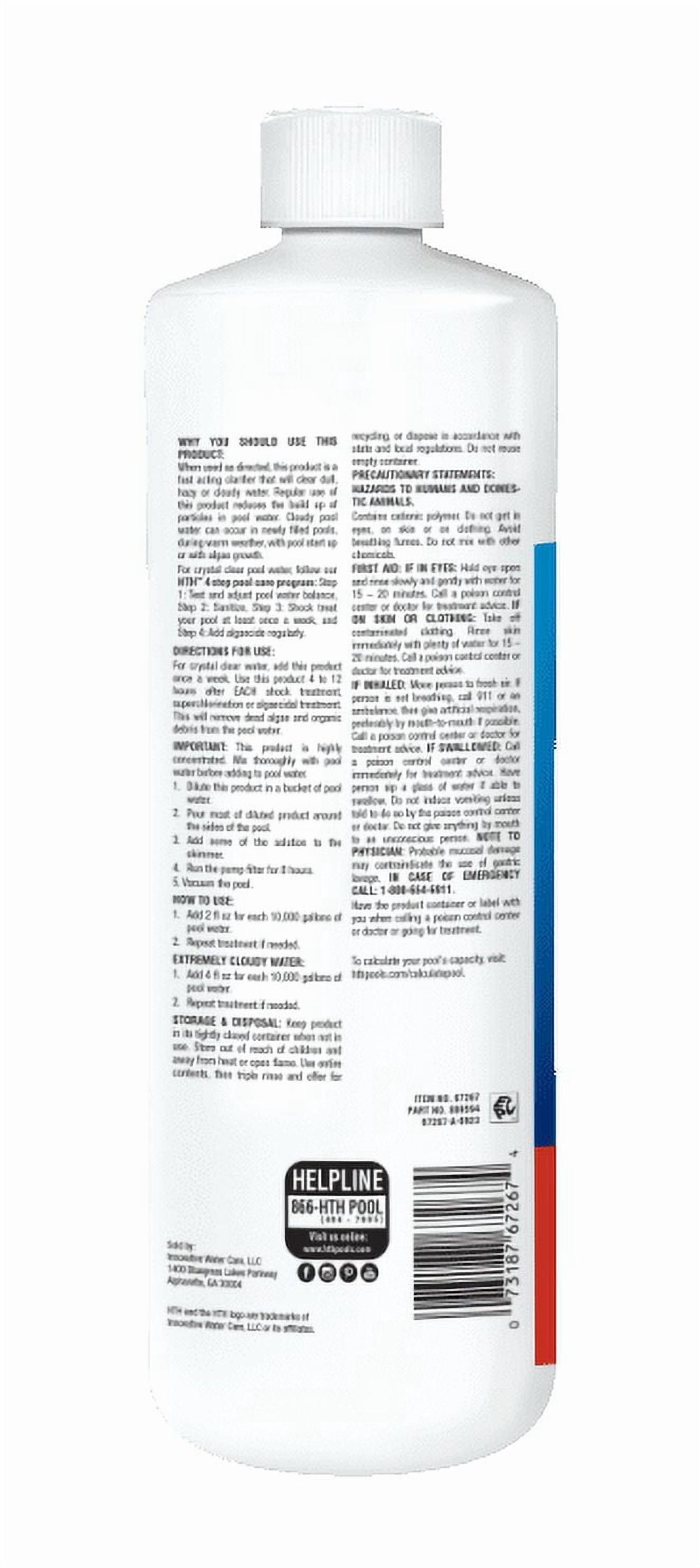(3 Pack)  Pool Care Clarifier Advanced for Swimming Pools, Liquid, 28Oz.