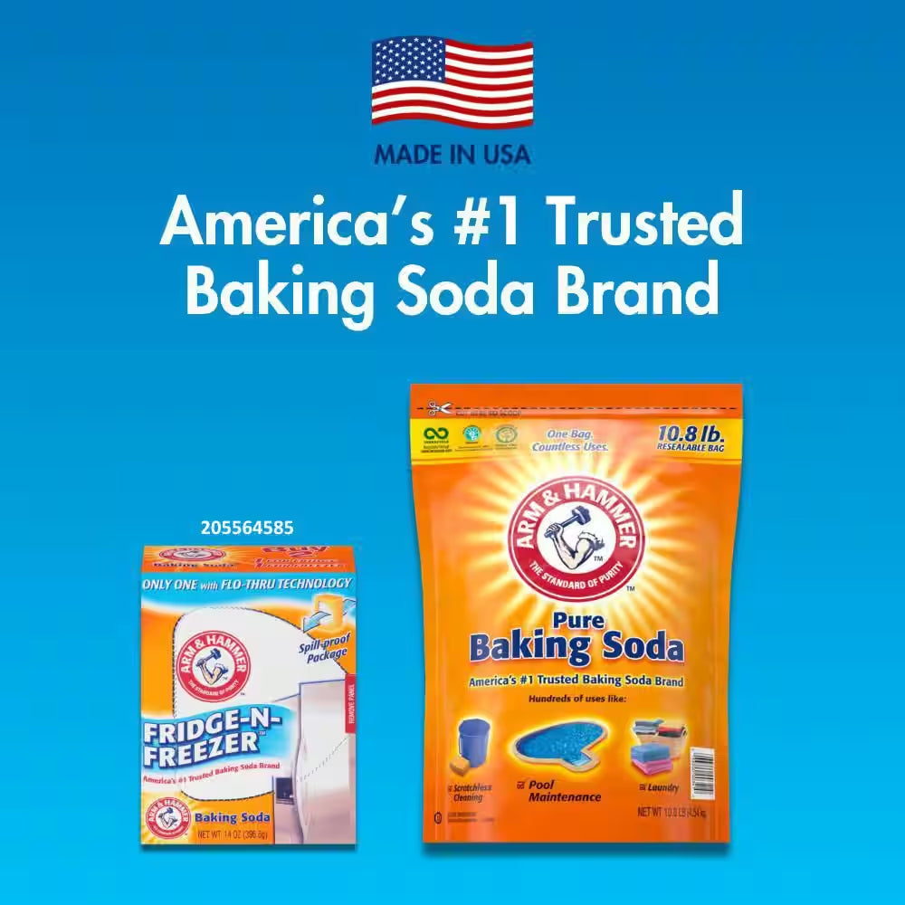 10.8 Lb Pure Baking Soda Resealable Bag